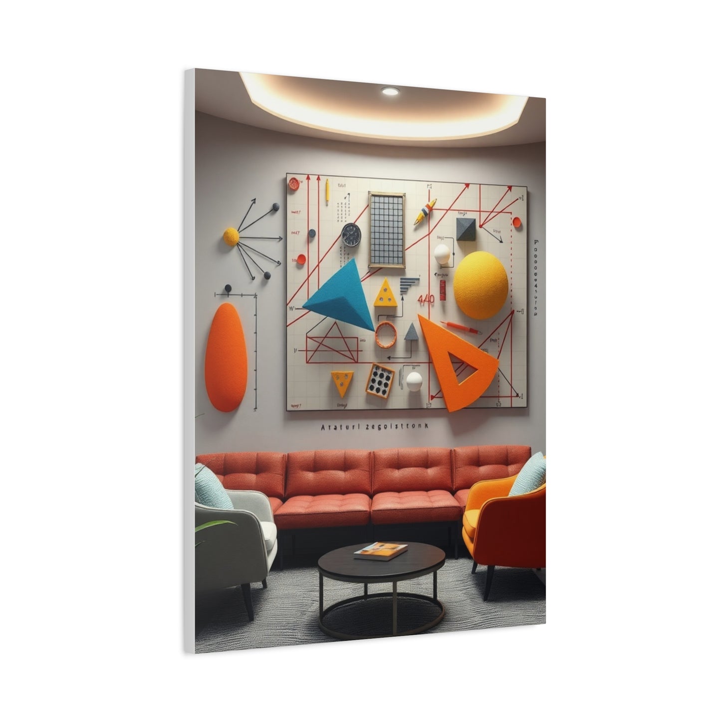Supreme Modern Math Art for Creative Spaces Collection Wall Art & Canvas Print