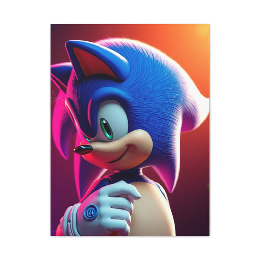 Sonic the Hedgehog Art Refined Canvas Wall Art & Canvas Print