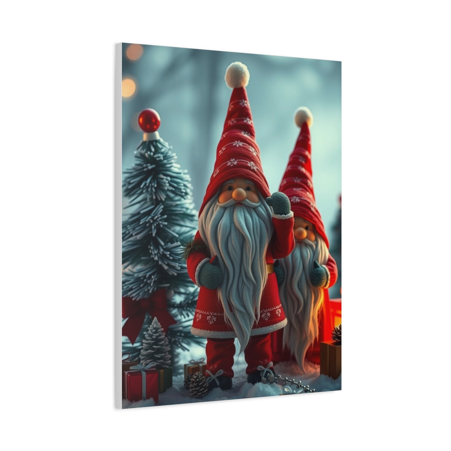 Supreme Christmas Gnome Art Collection Wall Art & Canvas Print