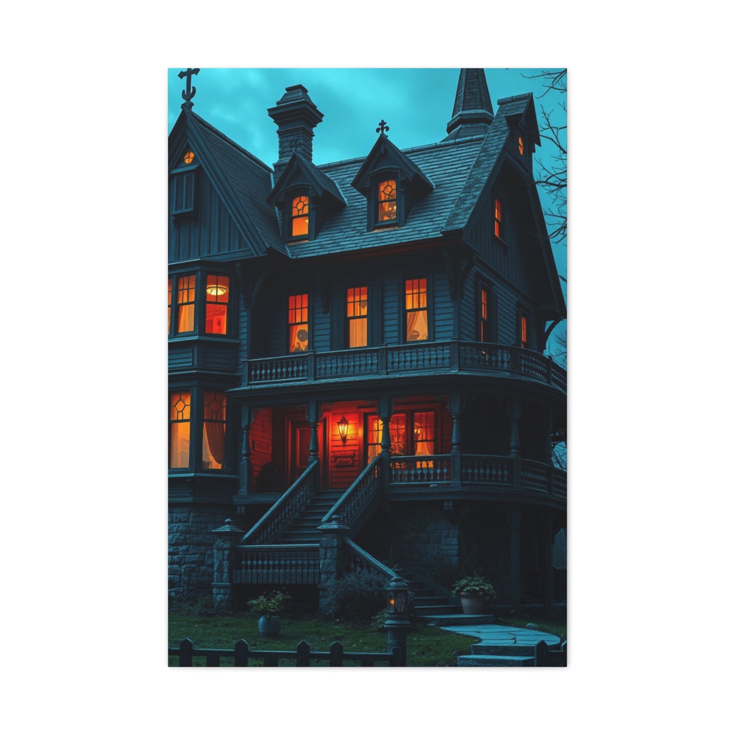 Haunted House Art Supreme Gallery Wall Art & Canvas Print