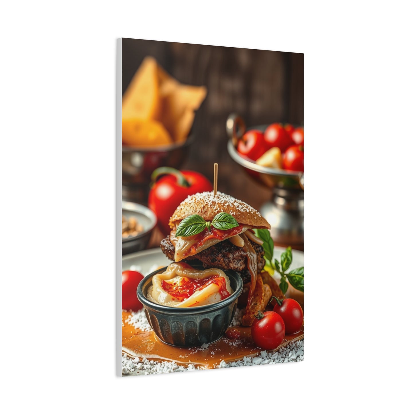 Italian Food Art Luxury Canvas Wall Art & Canvas Print
