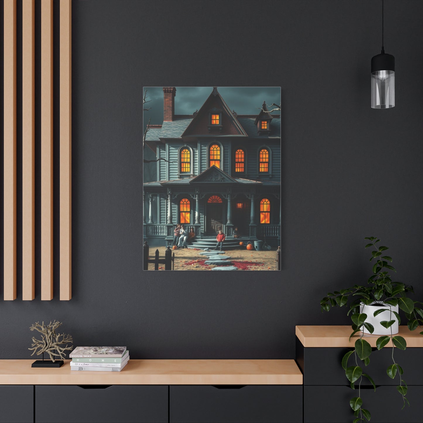 Haunted House Art Refined Canvas Wall Art & Canvas Print