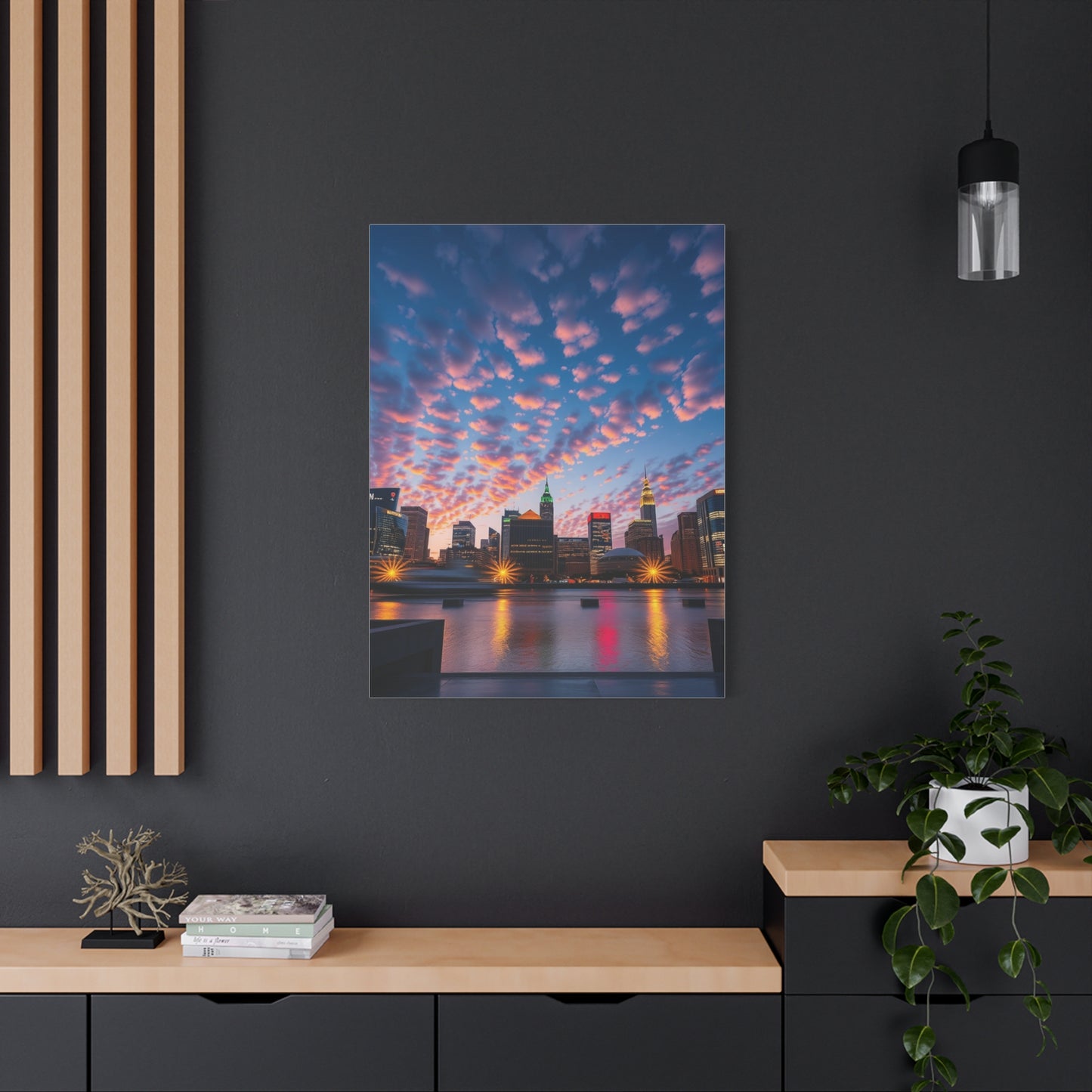 Michigan Sky Media Art Refined Canvas Wall Art & Canvas Print