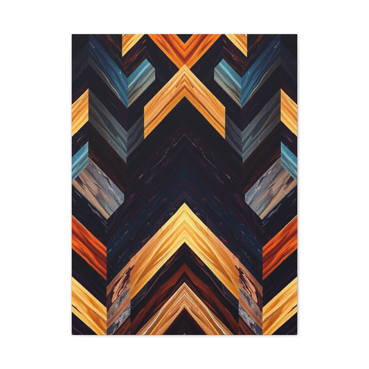 Vision Chevron Pattern Art Art Wall Art & Canvas Print