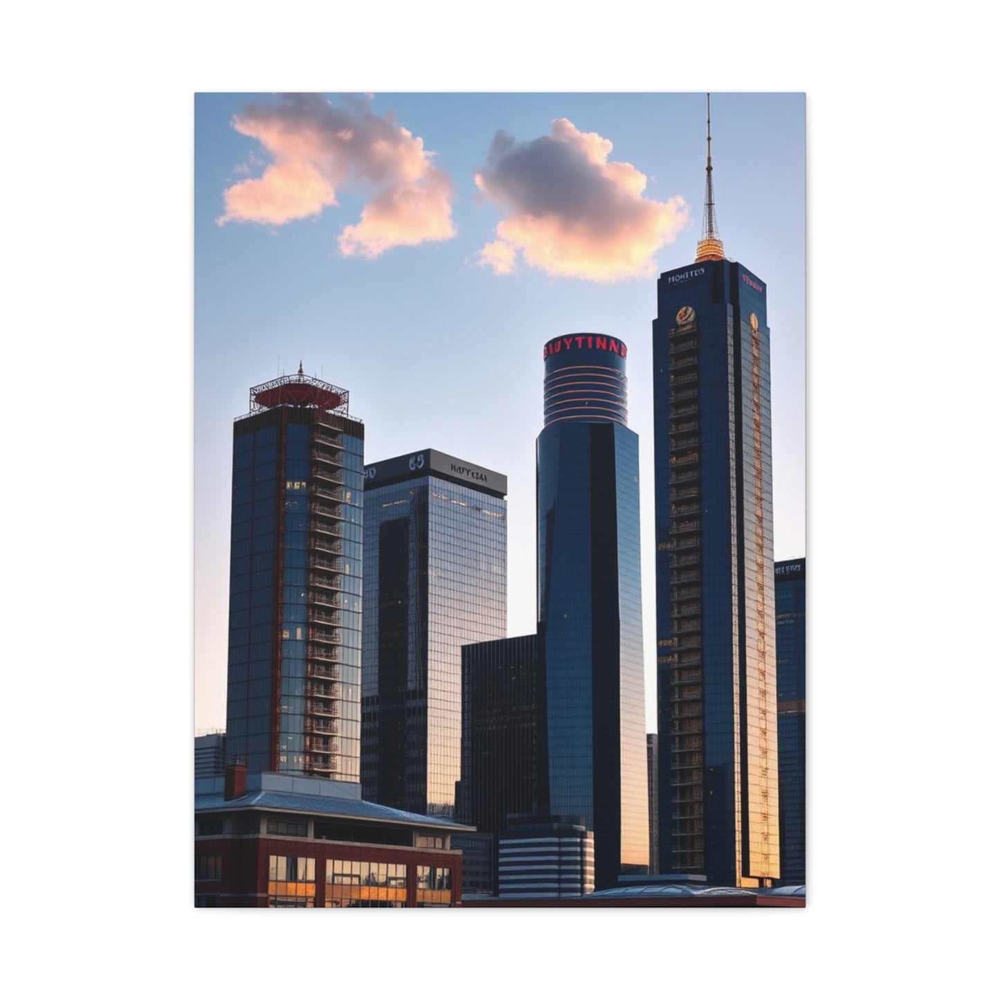 Masterpiece Houston Skylines Art Vision Wall Art & Canvas Print