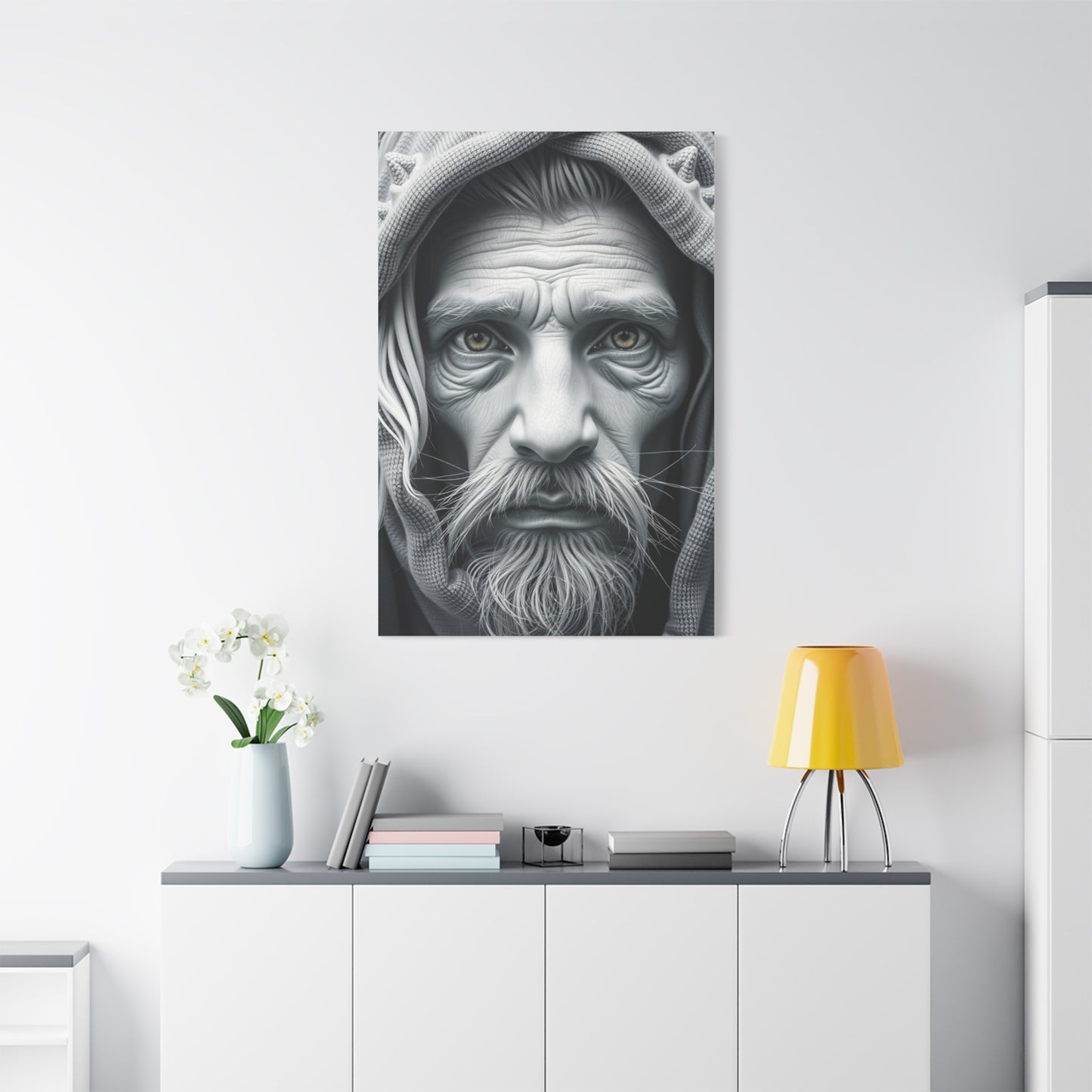 Collection Gray & White Art Art Wall Art & Canvas Print