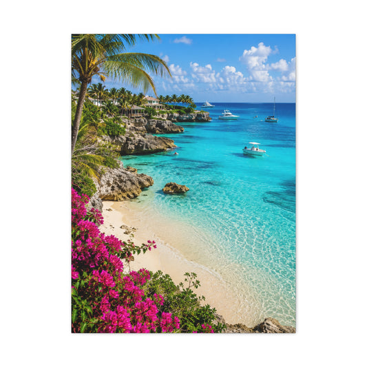 Grand Cayman Tropical Cove Wall Art & Canvas Print