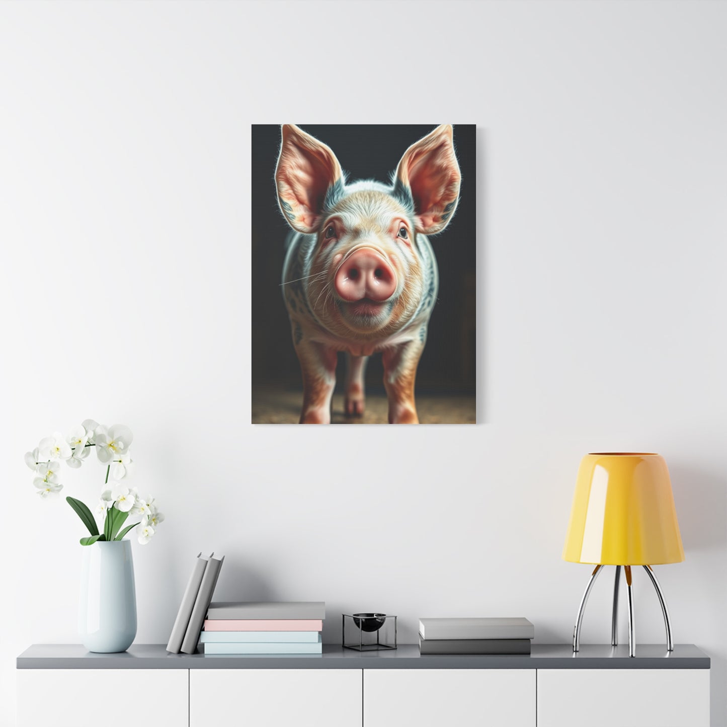 Pig Art Refined Canvas Wall Art & Canvas Print