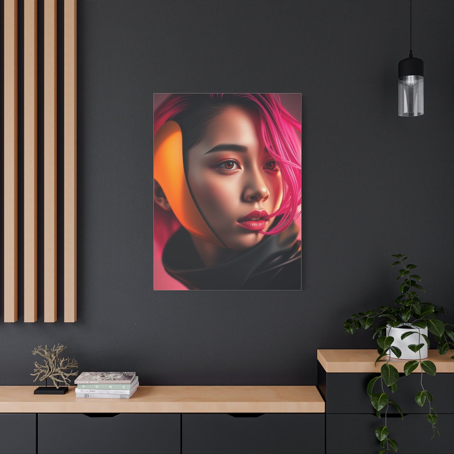 Elite Gold & Pink Art Vision Wall Art & Canvas Print