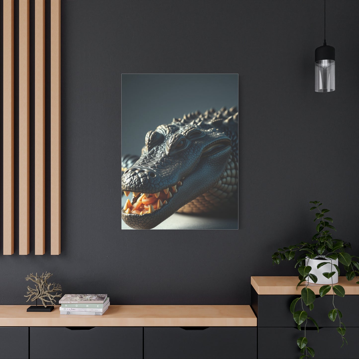 Crocodile & Alligator Art Luxury Canvas Wall Art & Canvas Print
