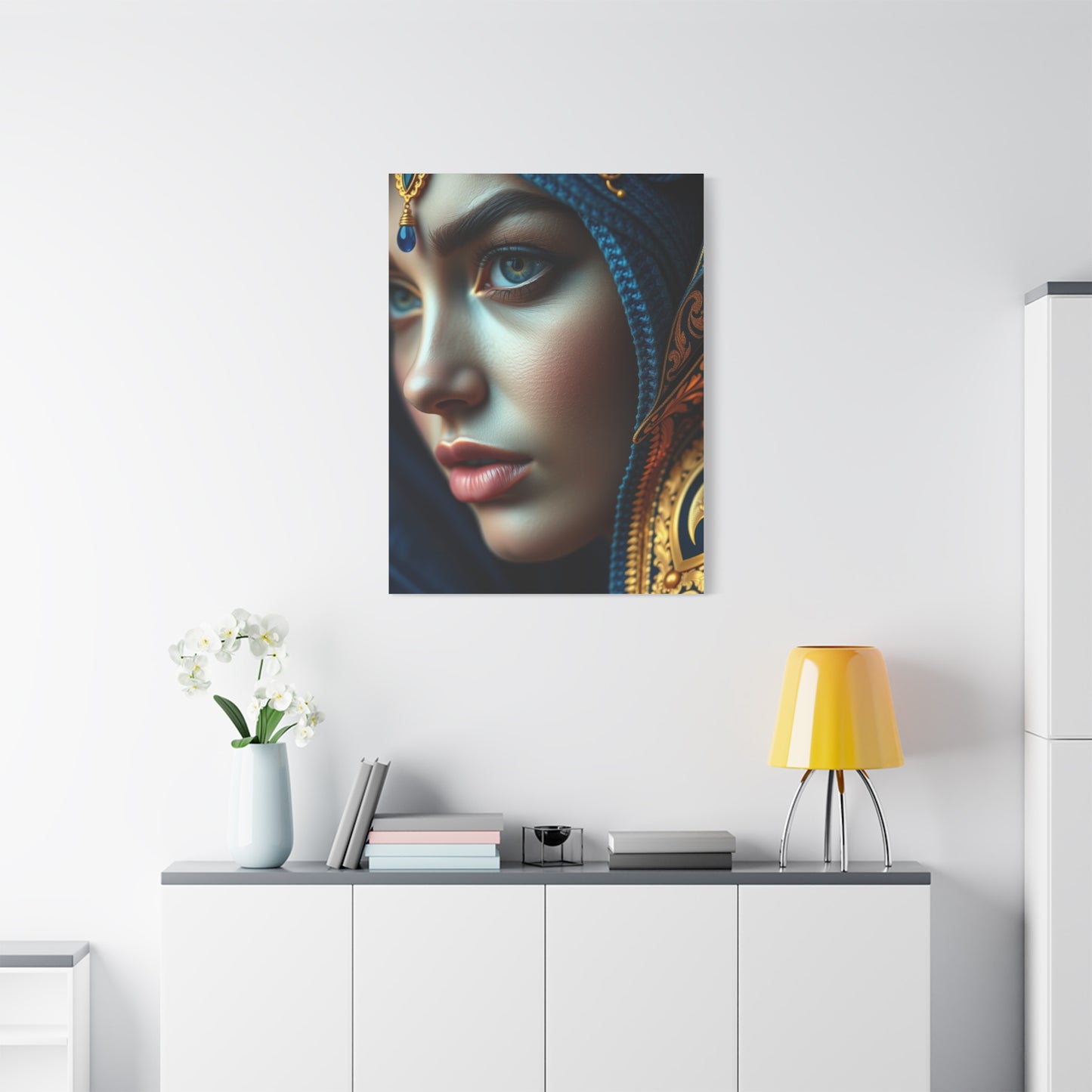 Supreme Blue & Gold Art Collection Wall Art & Canvas Print