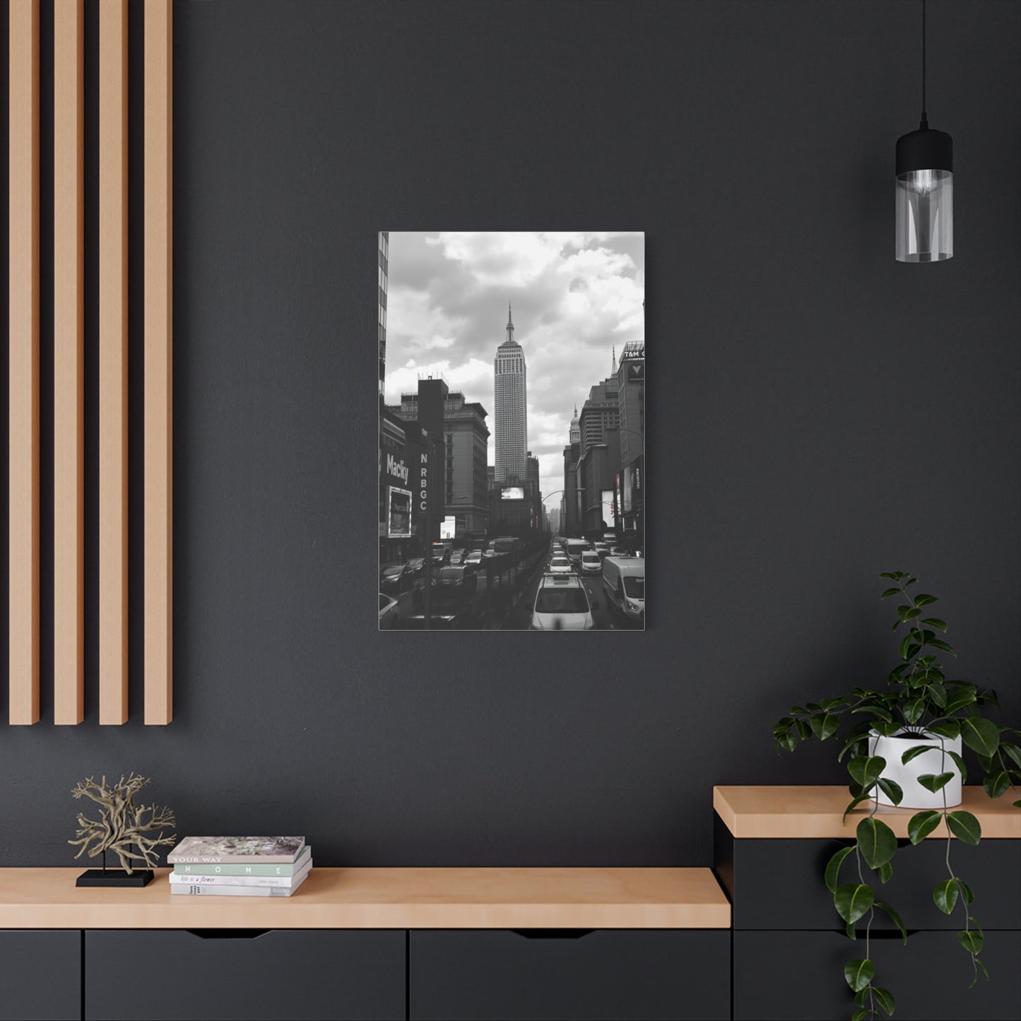 Masterpiece Black & White Cityscapes Art Vision Wall Art & Canvas Print