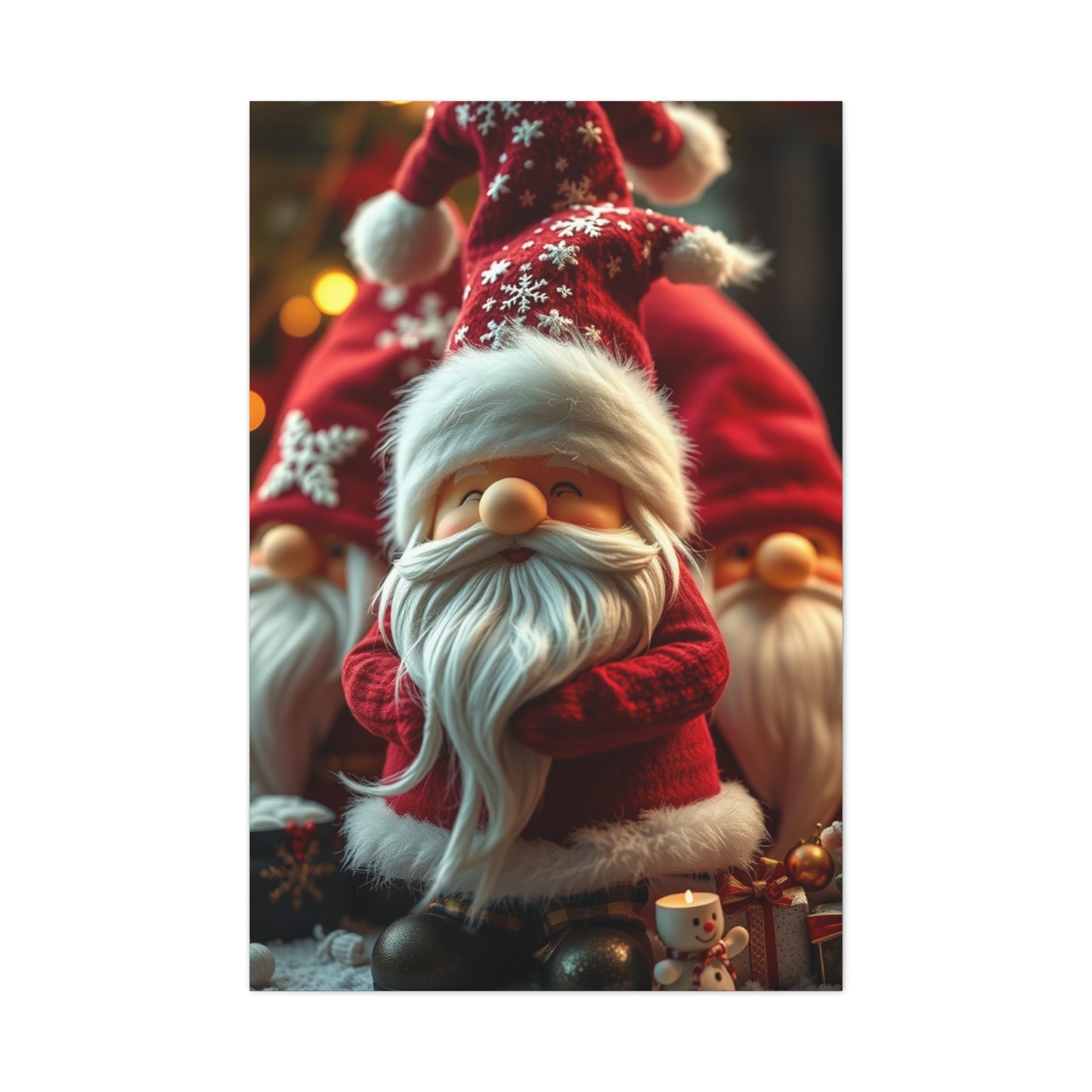 Elite Christmas Gnome Art Vision Wall Art & Canvas Print