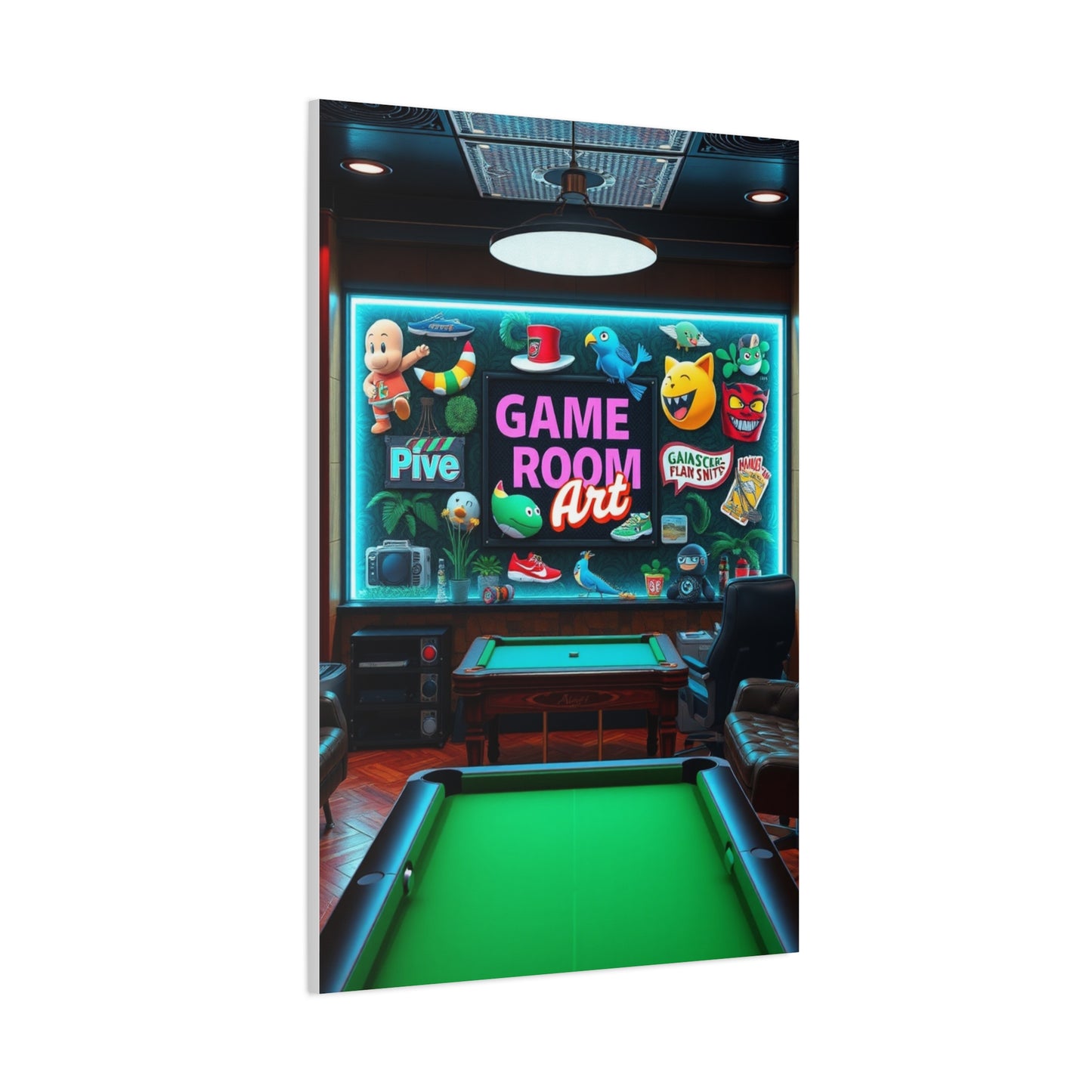 Supreme Game Room Art Collection Wall Art & Canvas Print