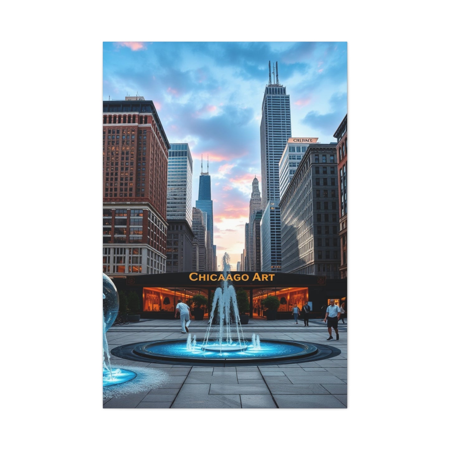 Vision Chicago Art Art Wall Art & Canvas Print