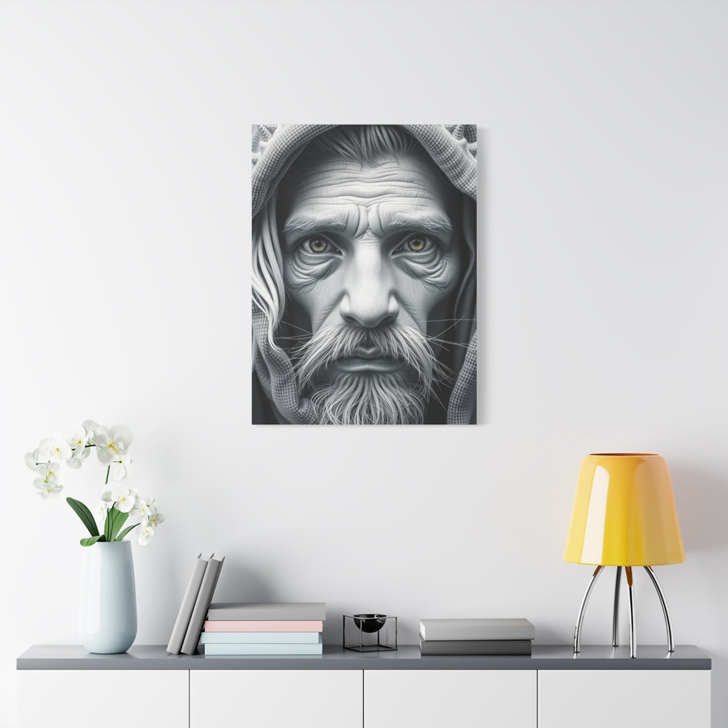 Collection Gray & White Art Art Wall Art & Canvas Print