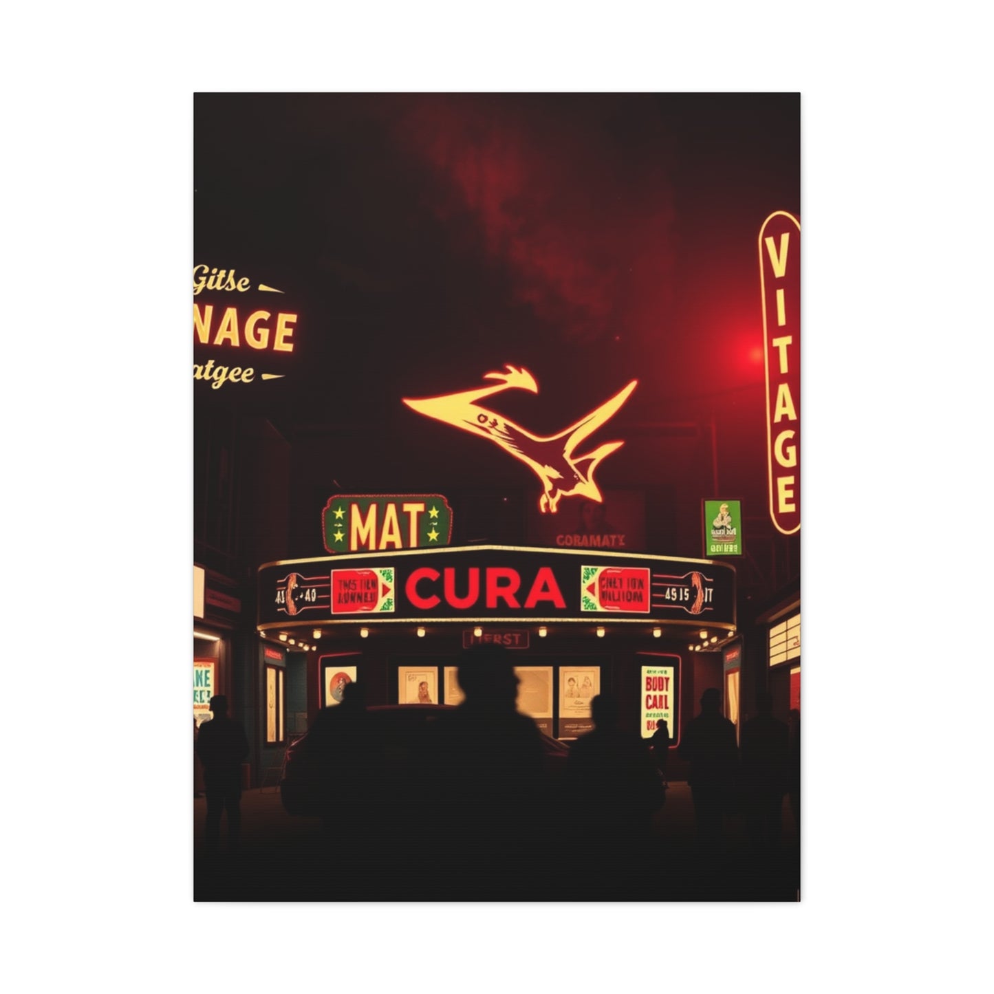 Vintage Movie Posters Art Supreme Gallery Wall Art & Canvas Print