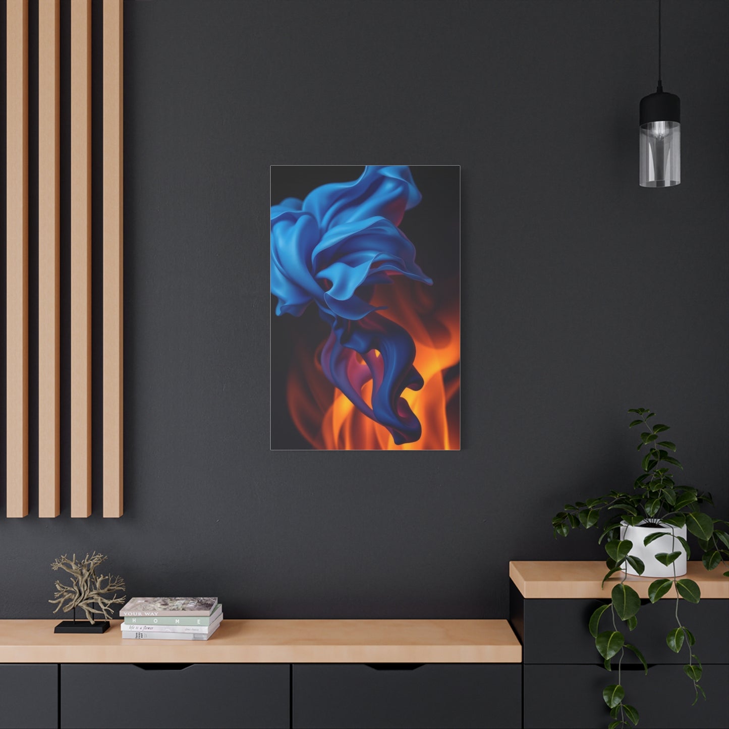 Masterpiece Navy Blue Art Vision Wall Art & Canvas Print