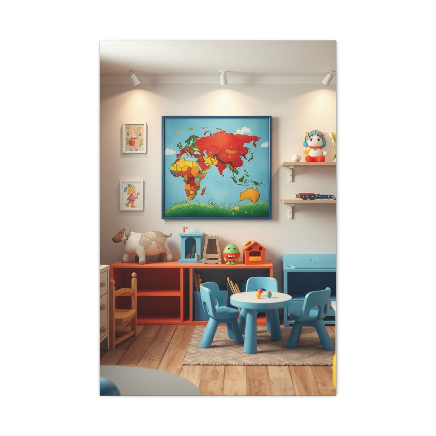 Kids Playroom Art Refined Canvas Wall Art & Canvas Print