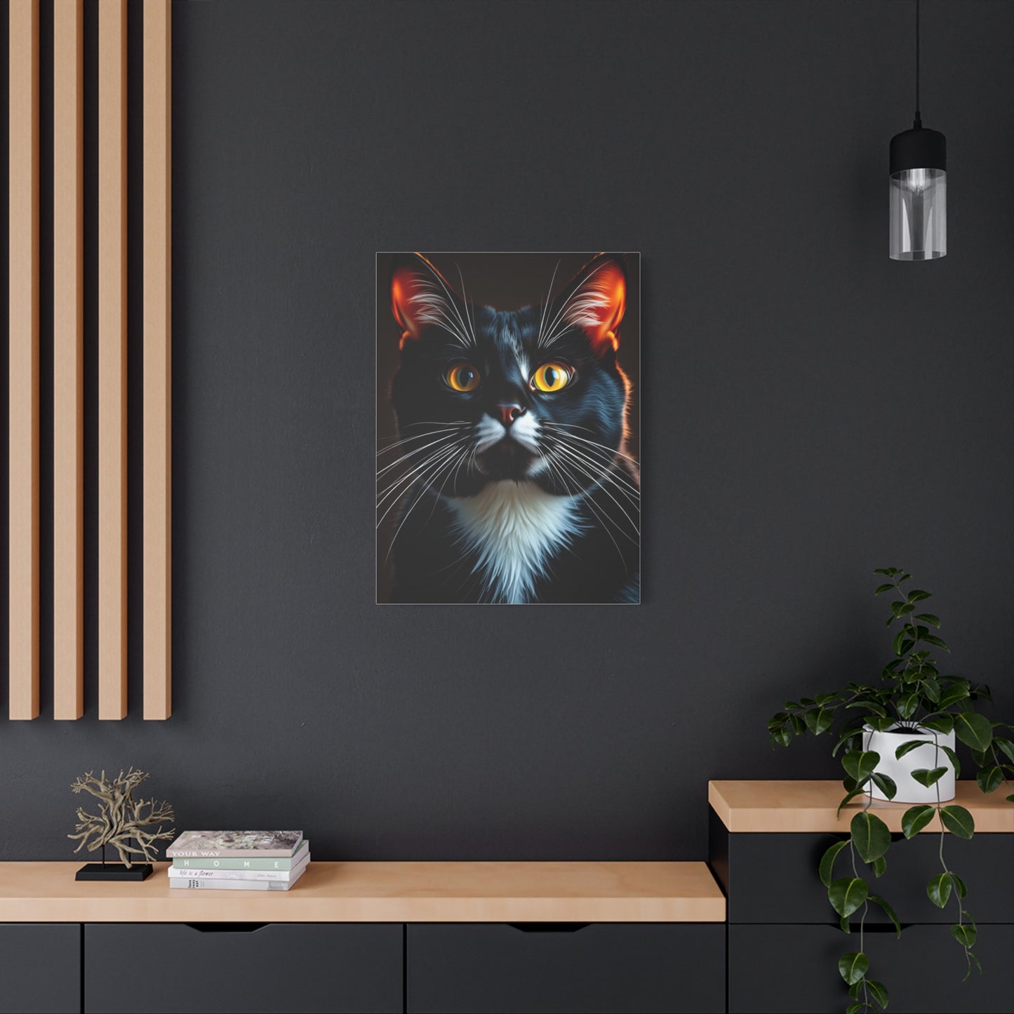 Tuxedo Cat Art Supreme Gallery Wall Art & Canvas Print
