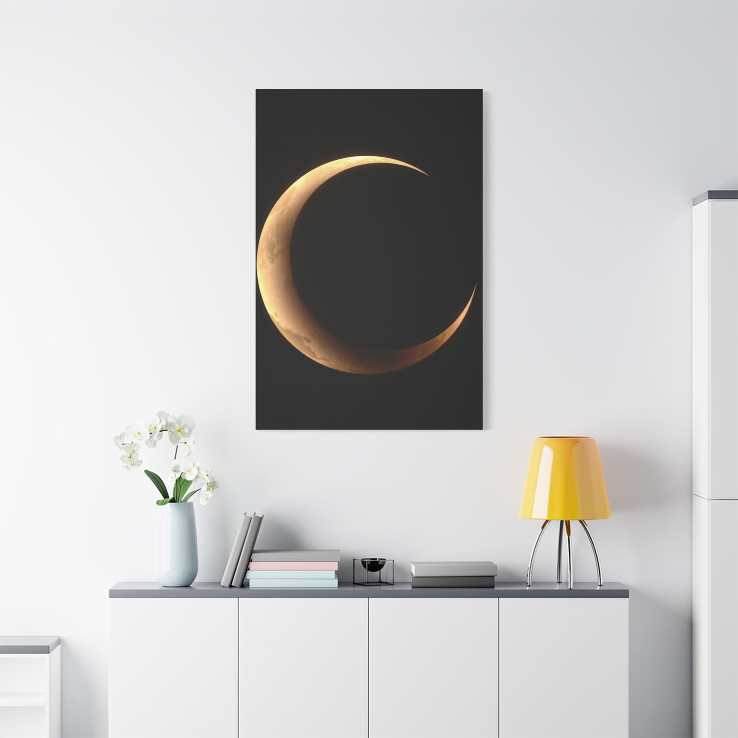 Masterpiece Crescent Moon Art Vision Wall Art & Canvas Print