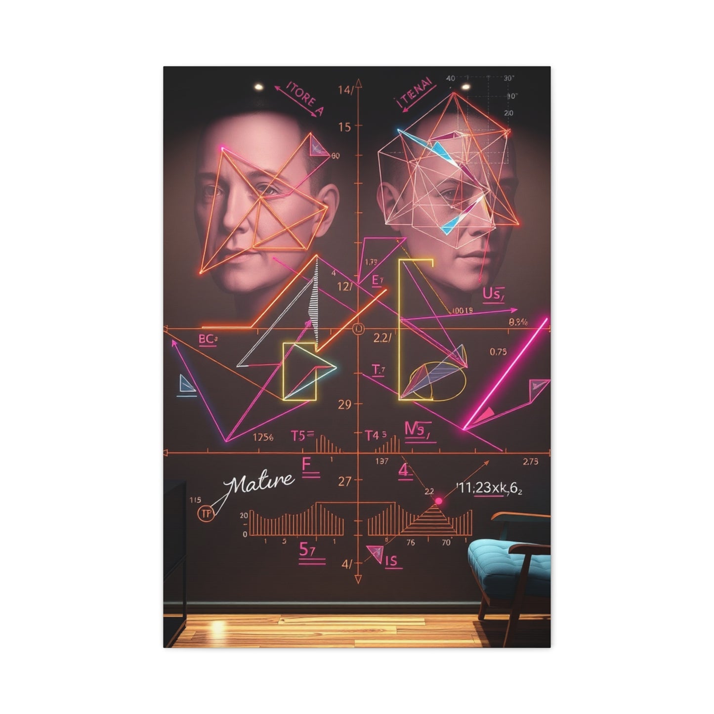 Collection Modern Math Art for Creative Spaces Art Wall Art & Canvas Print