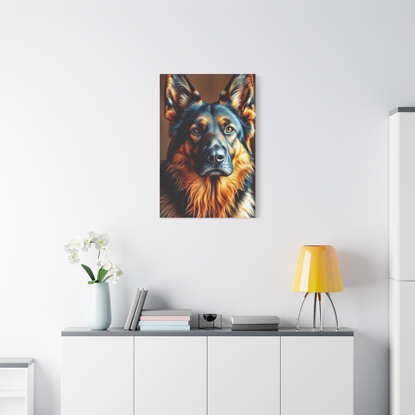 German Shepherd Art Luxury Canvas Wall Art & Canvas Print