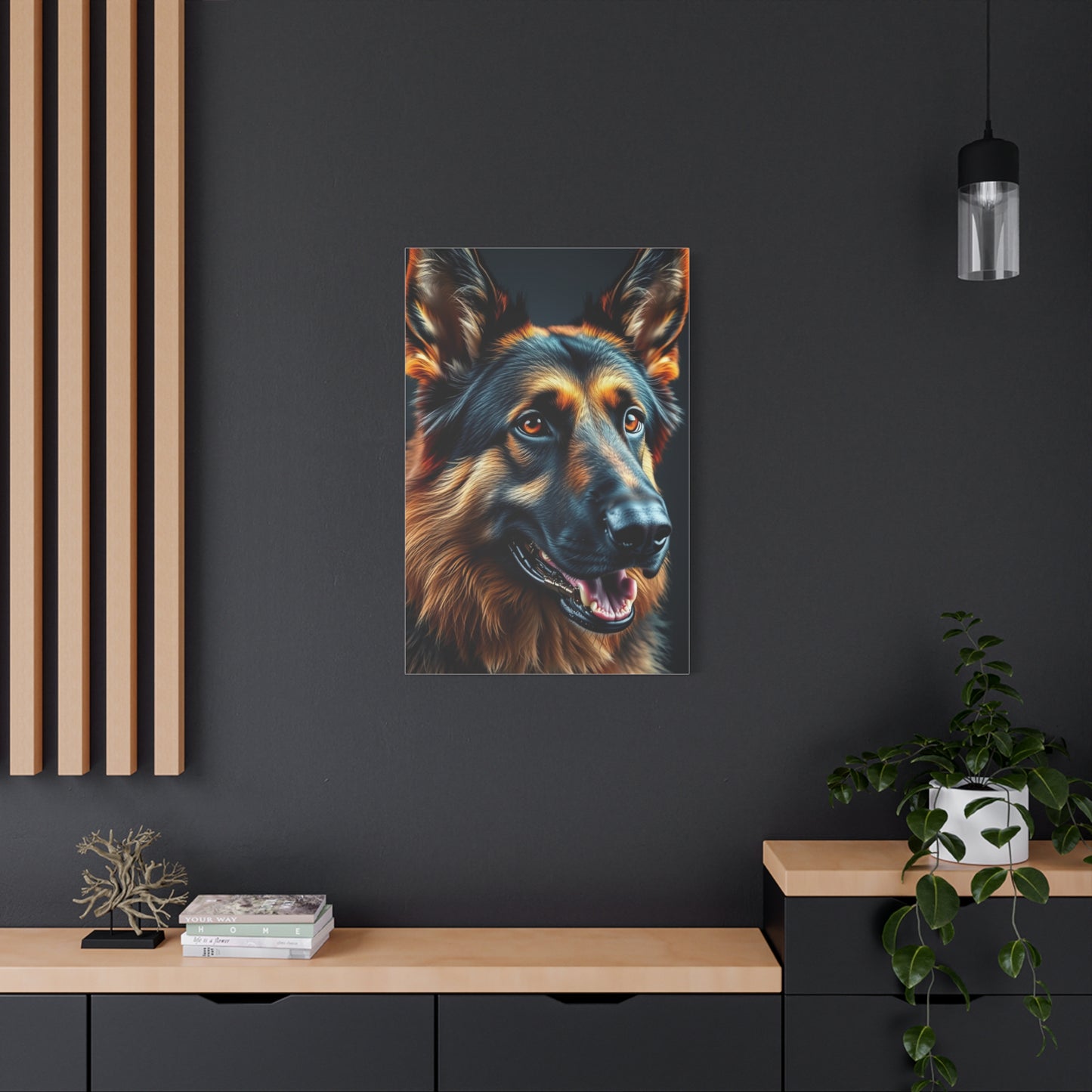 German Shepherd Art Supreme Gallery Wall Art & Canvas Print