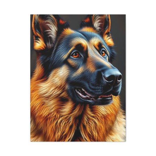 Masterpiece German Shepherd Art Vision Wall Art & Canvas Print