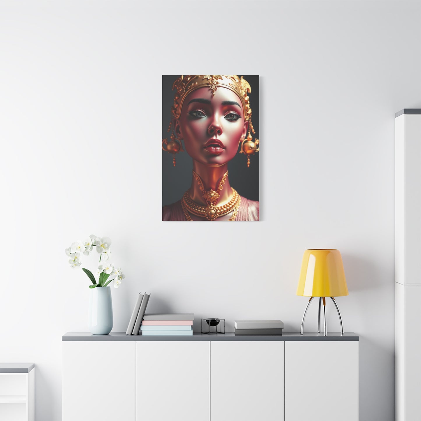 Gold & Pink Art Luxury Canvas Wall Art & Canvas Print