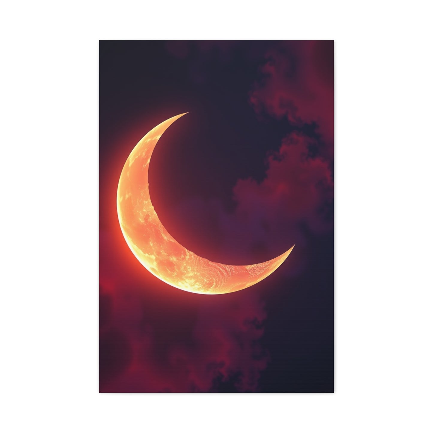 Elite Crescent Moon Art Vision Wall Art & Canvas Print