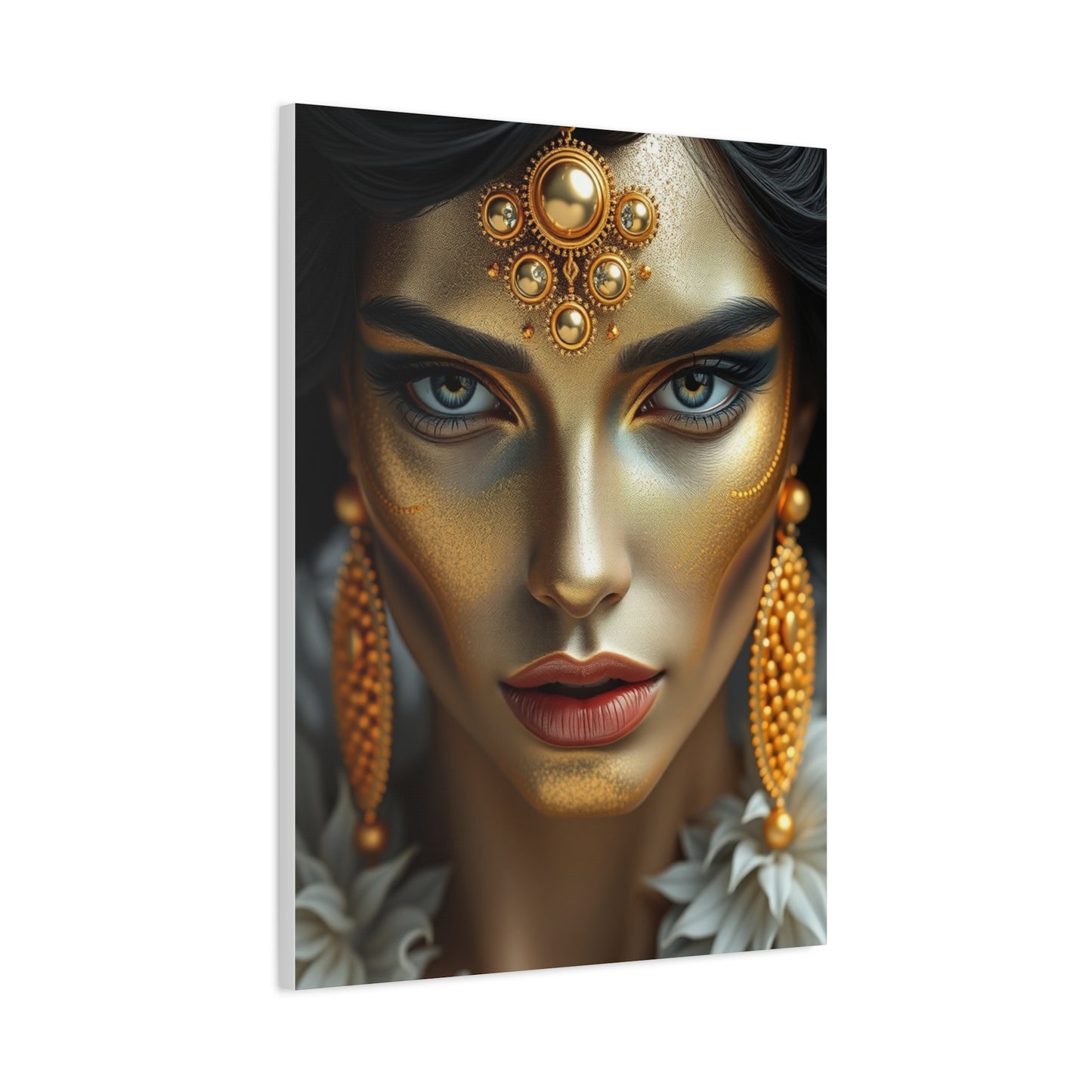 Vision Black White and Gold Art Art Wall Art & Canvas Print