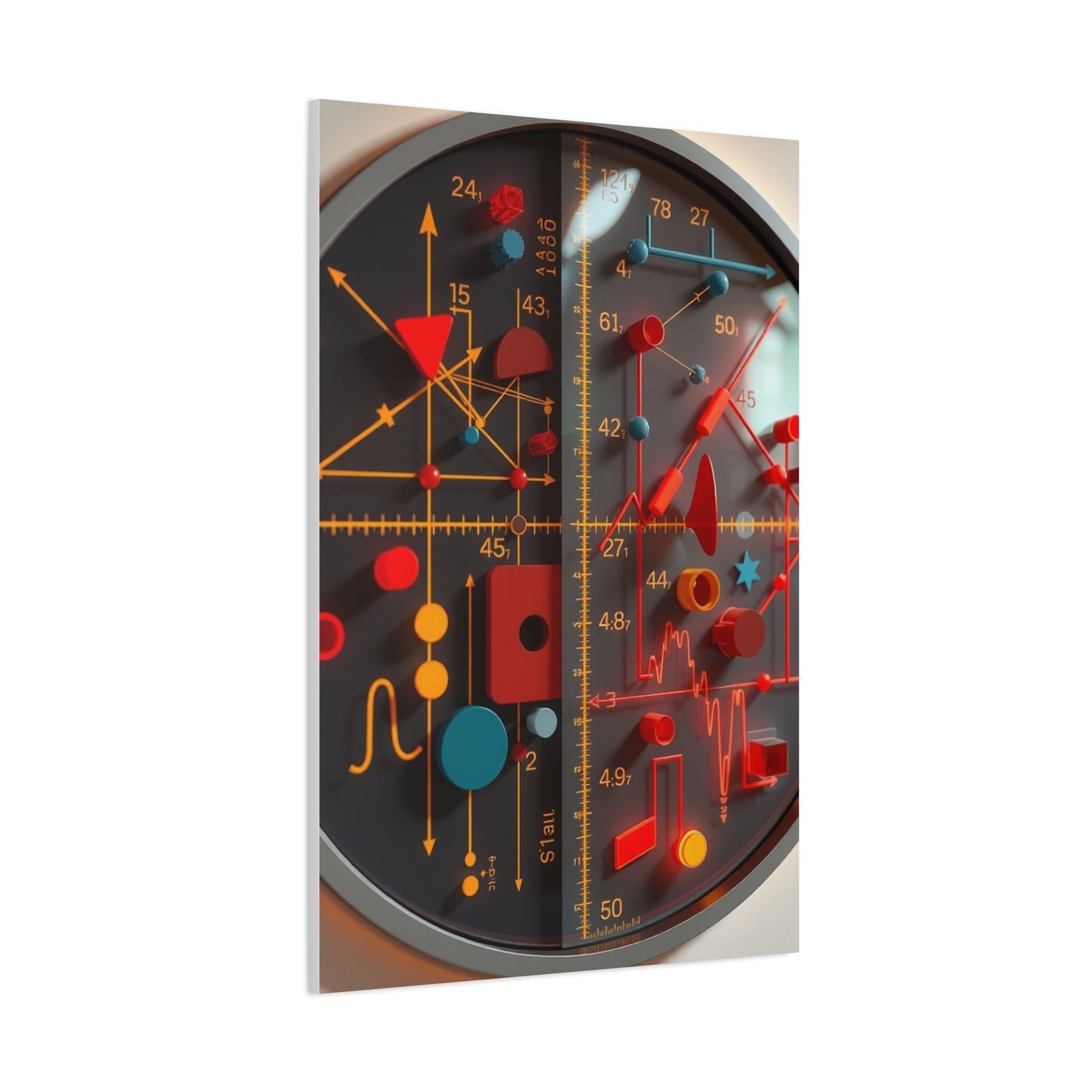 Masterpiece Modern Math Art for Creative Spaces Vision Wall Art & Canvas Print