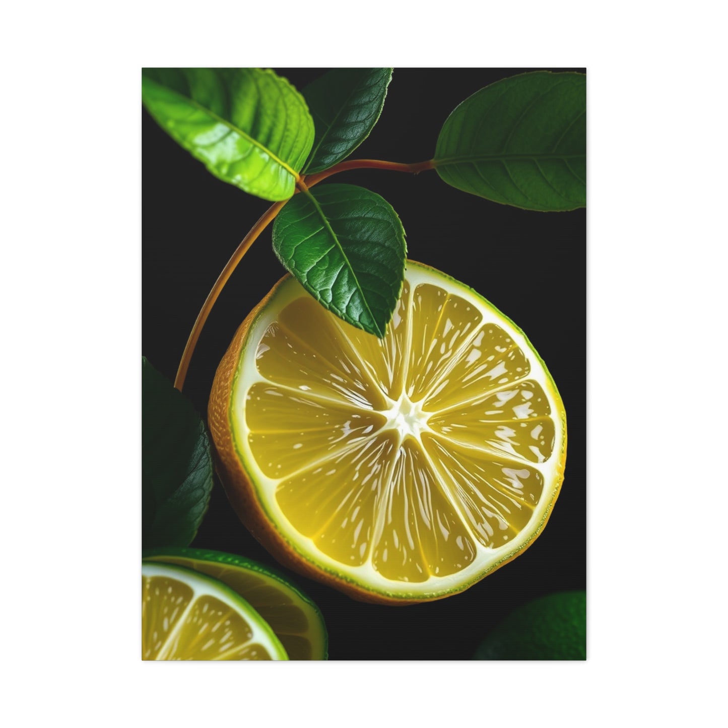 Elite Lemon & Lime Art Vision Wall Art & Canvas Print