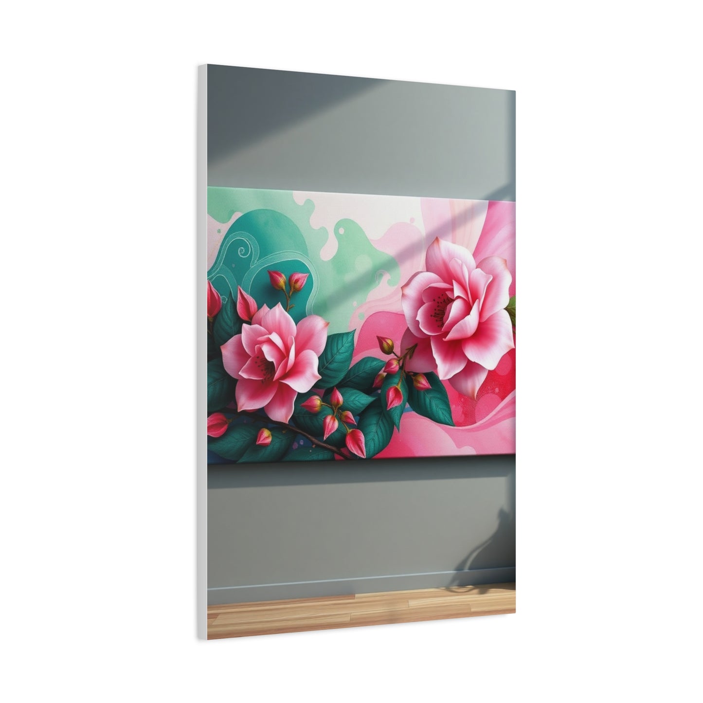 Green & Pink Canvas Art Supreme Gallery Wall Art & Canvas Print