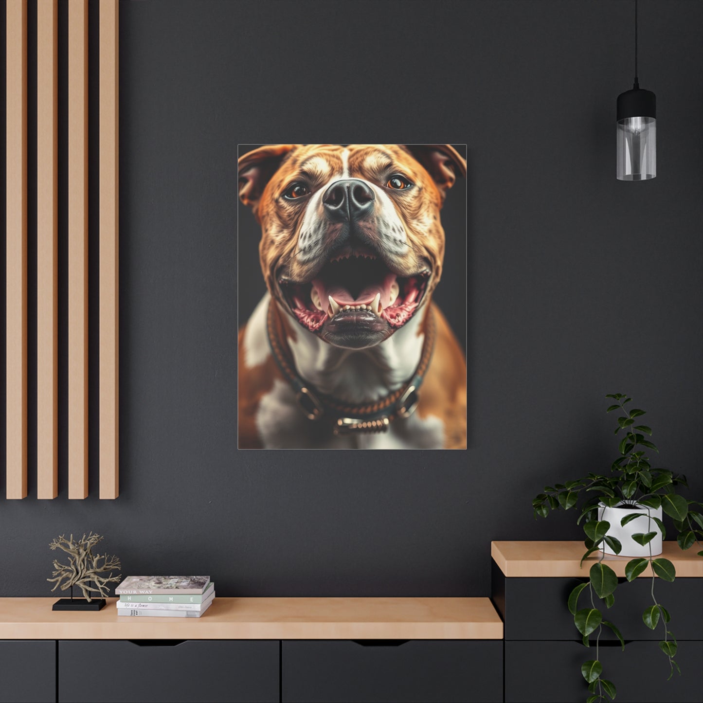 Pit Bull Art Supreme Gallery Wall Art & Canvas Print