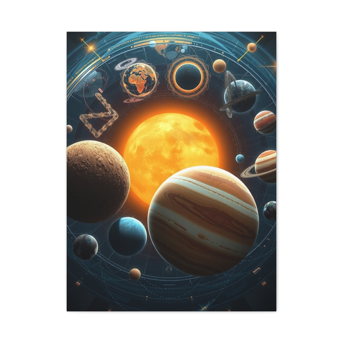 Supreme Solar System Wall Art Collection Wall Art & Canvas Print
