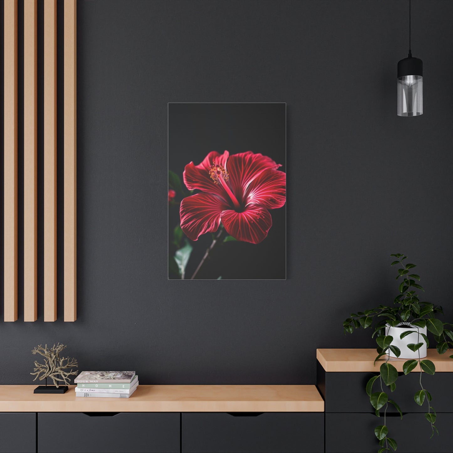 Masterpiece Hibiscus Flower Art Vision Wall Art & Canvas Print