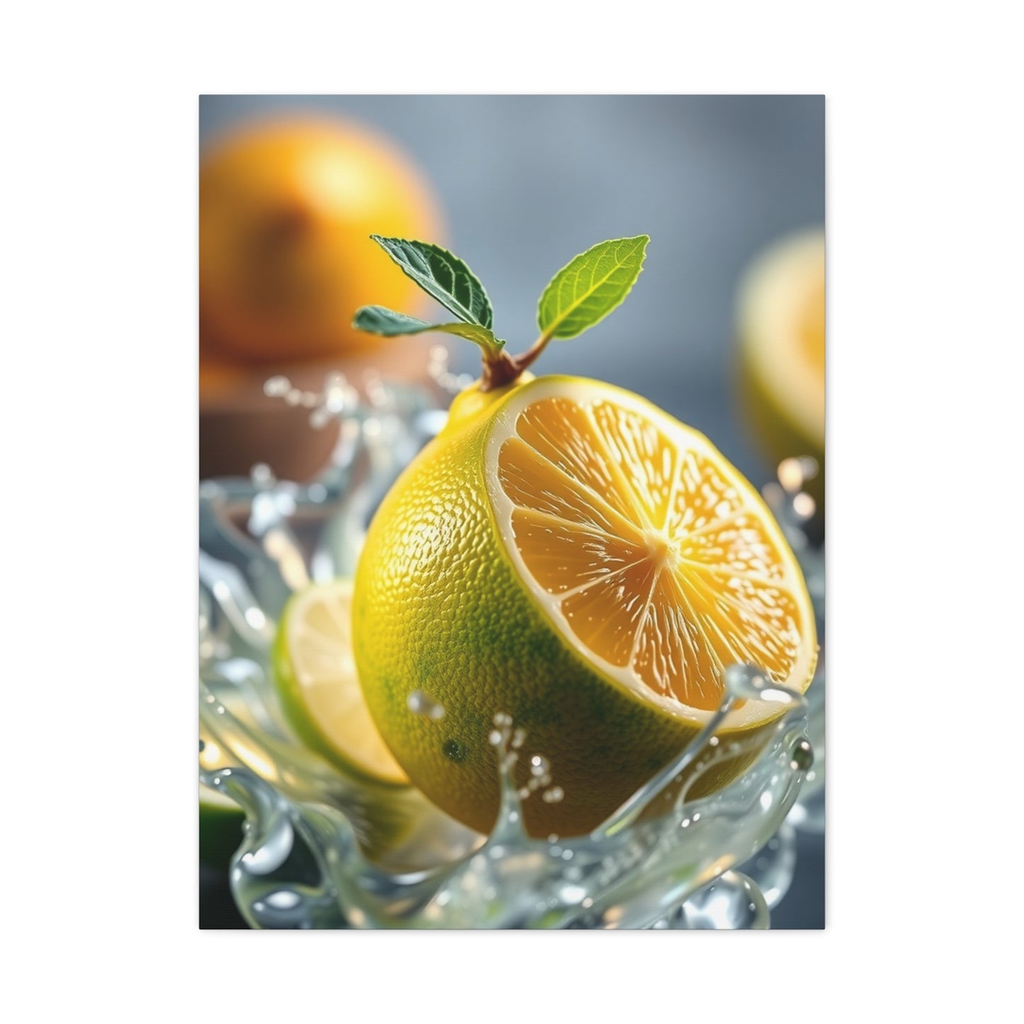 Supreme Lemon & Lime Art Collection Wall Art & Canvas Print