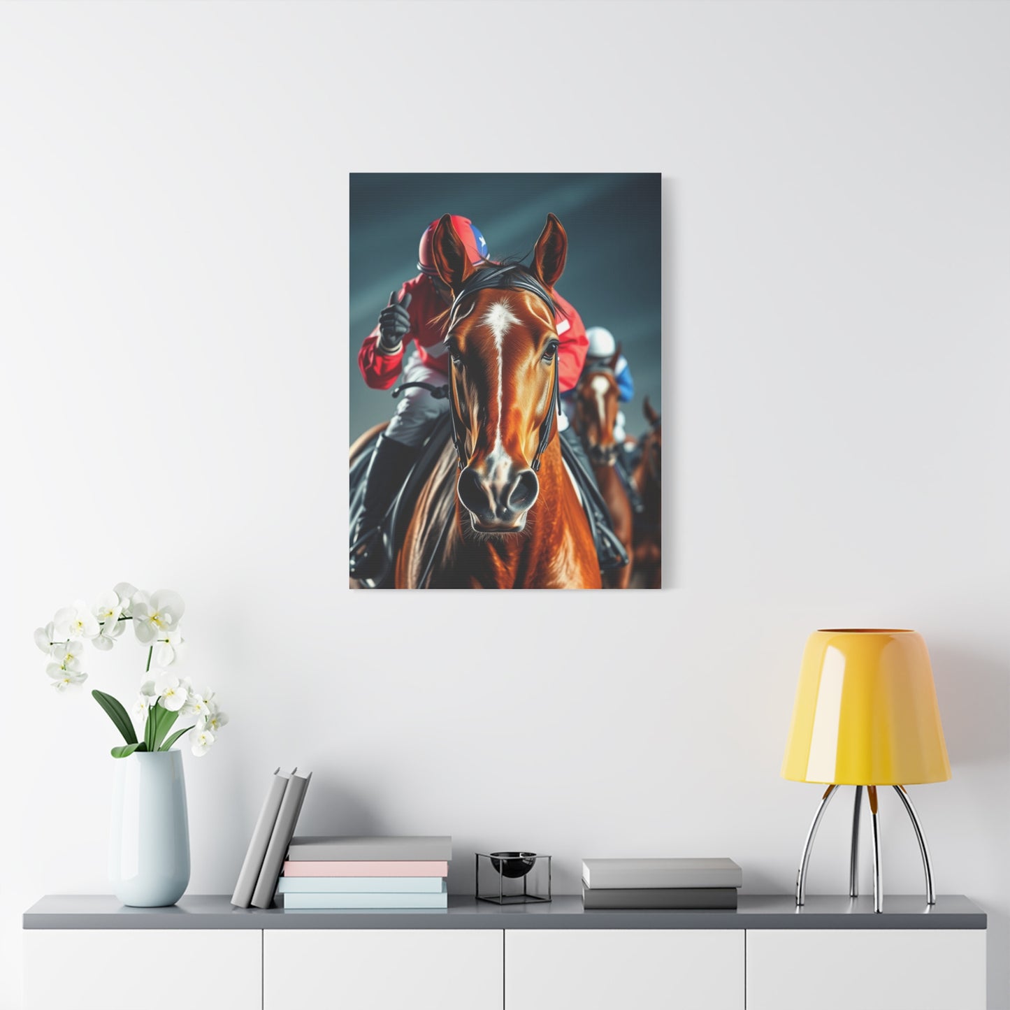 Horse Racing Art Refined Canvas Wall Art & Canvas Print