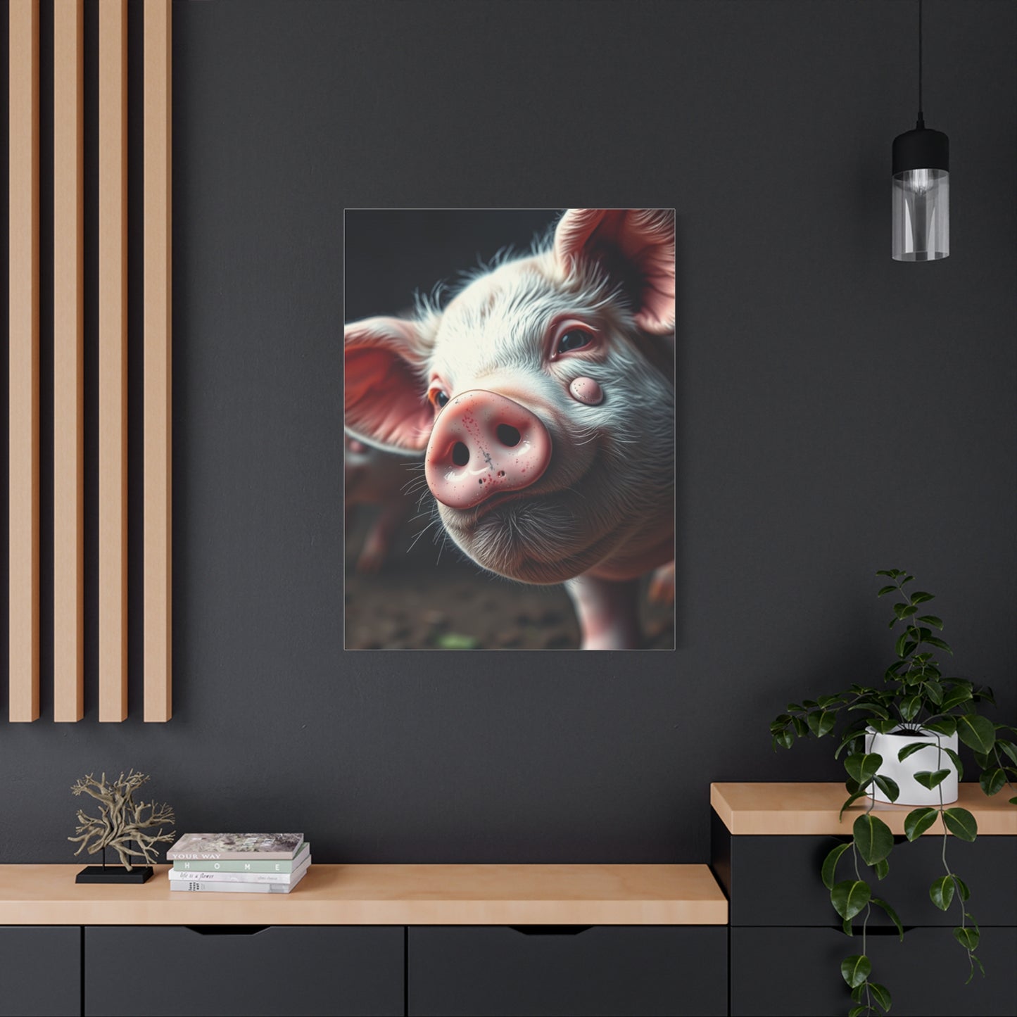 Pig Art Supreme Gallery Wall Art & Canvas Print