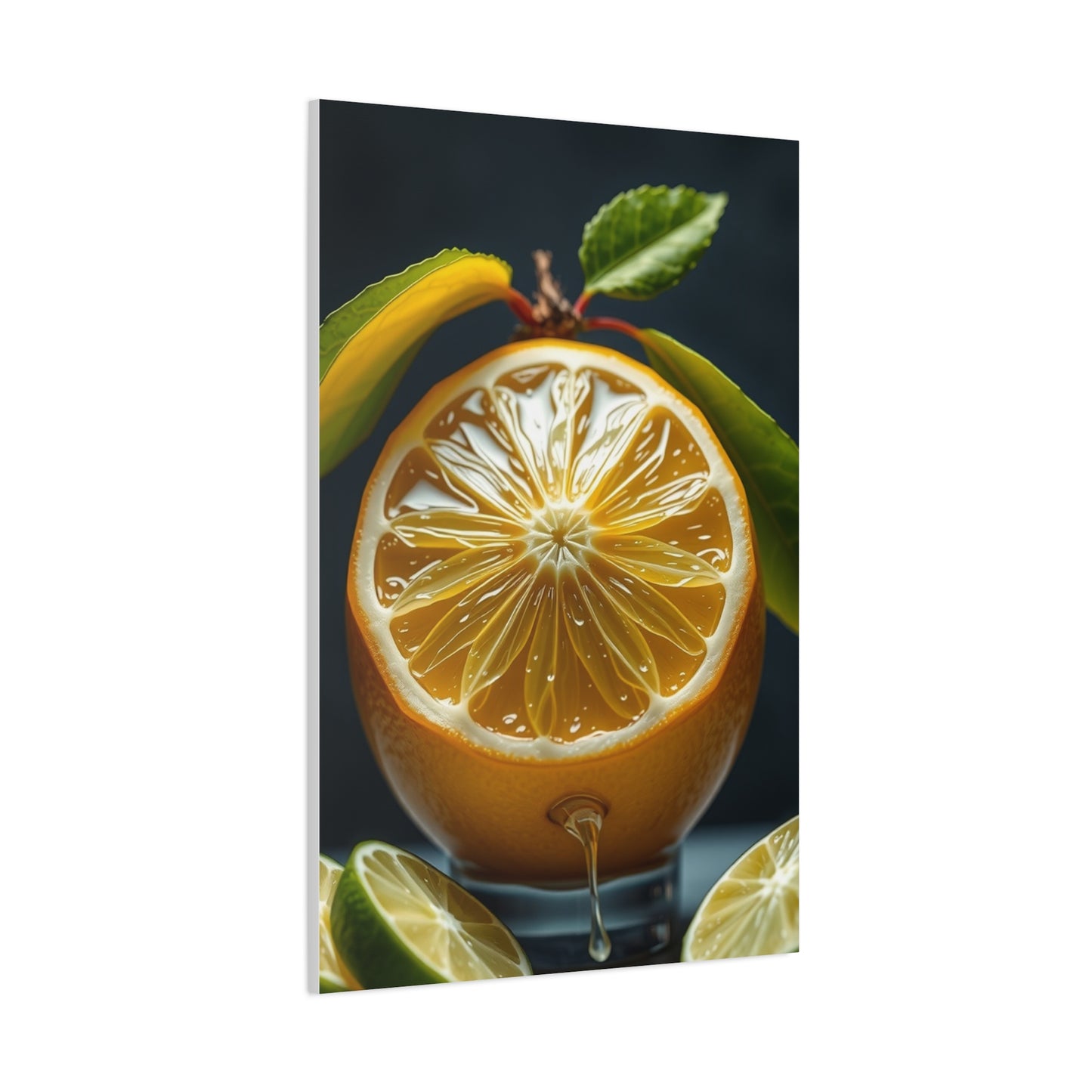 Lemon & Lime Art Luxury Canvas Wall Art & Canvas Print