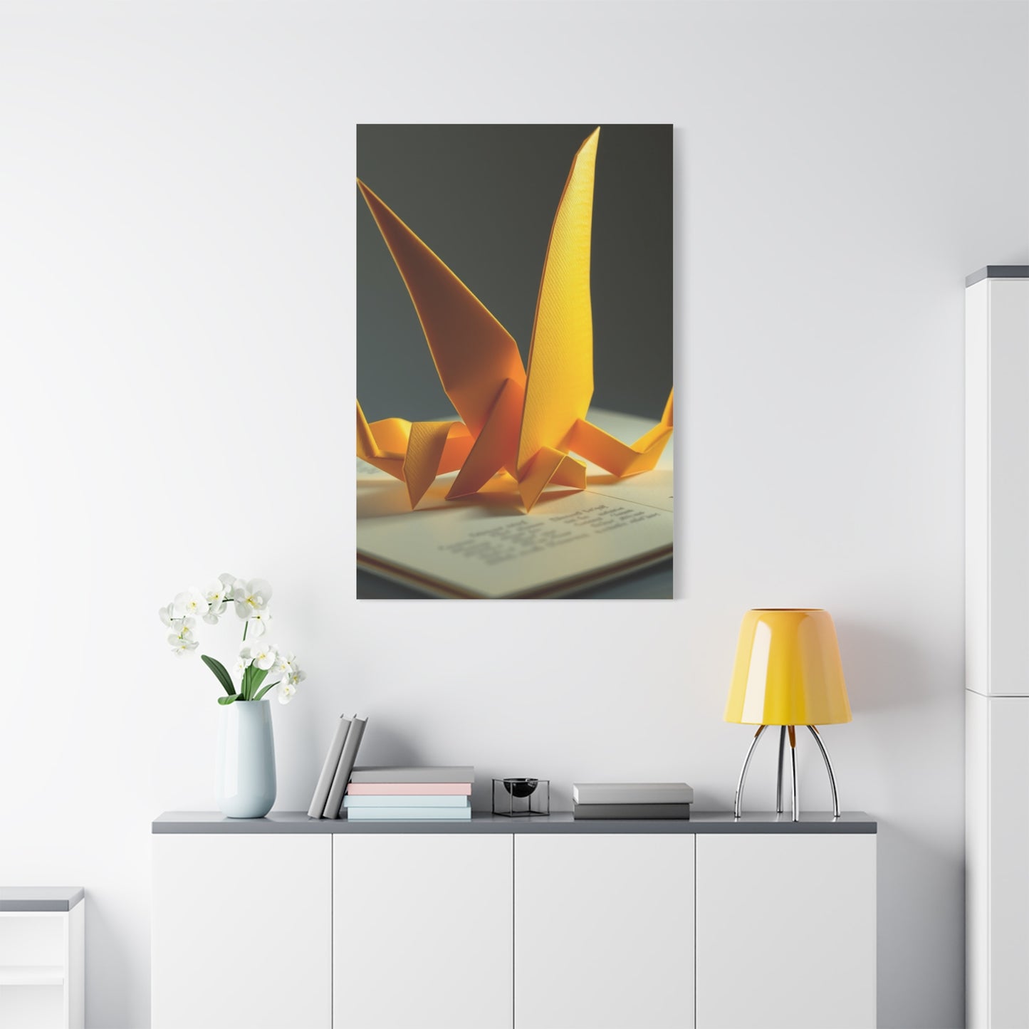 Origami Enchantment Canvas Wall Art & Canvas Print