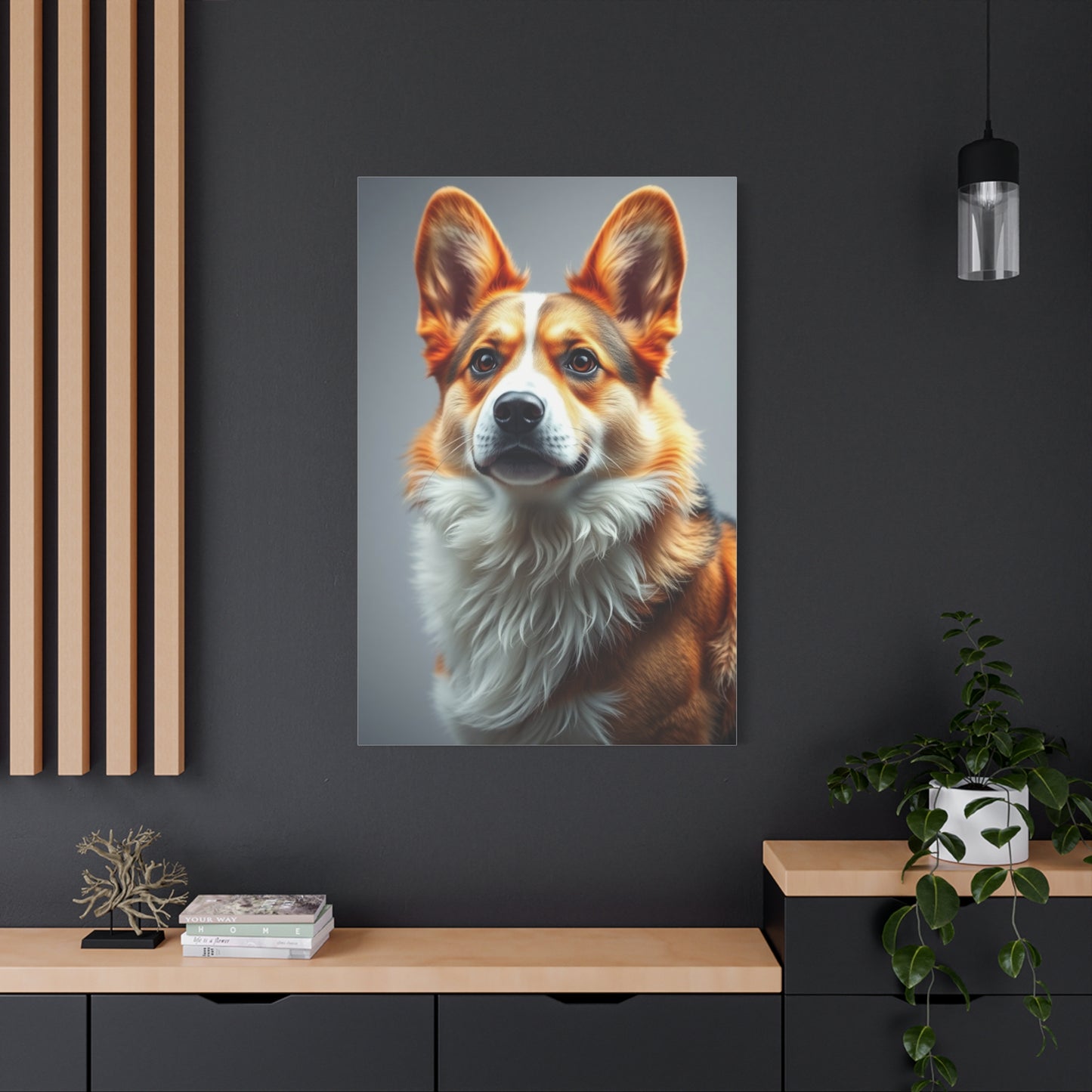 Supreme Corgi Dog Art Collection Wall Art & Canvas Print