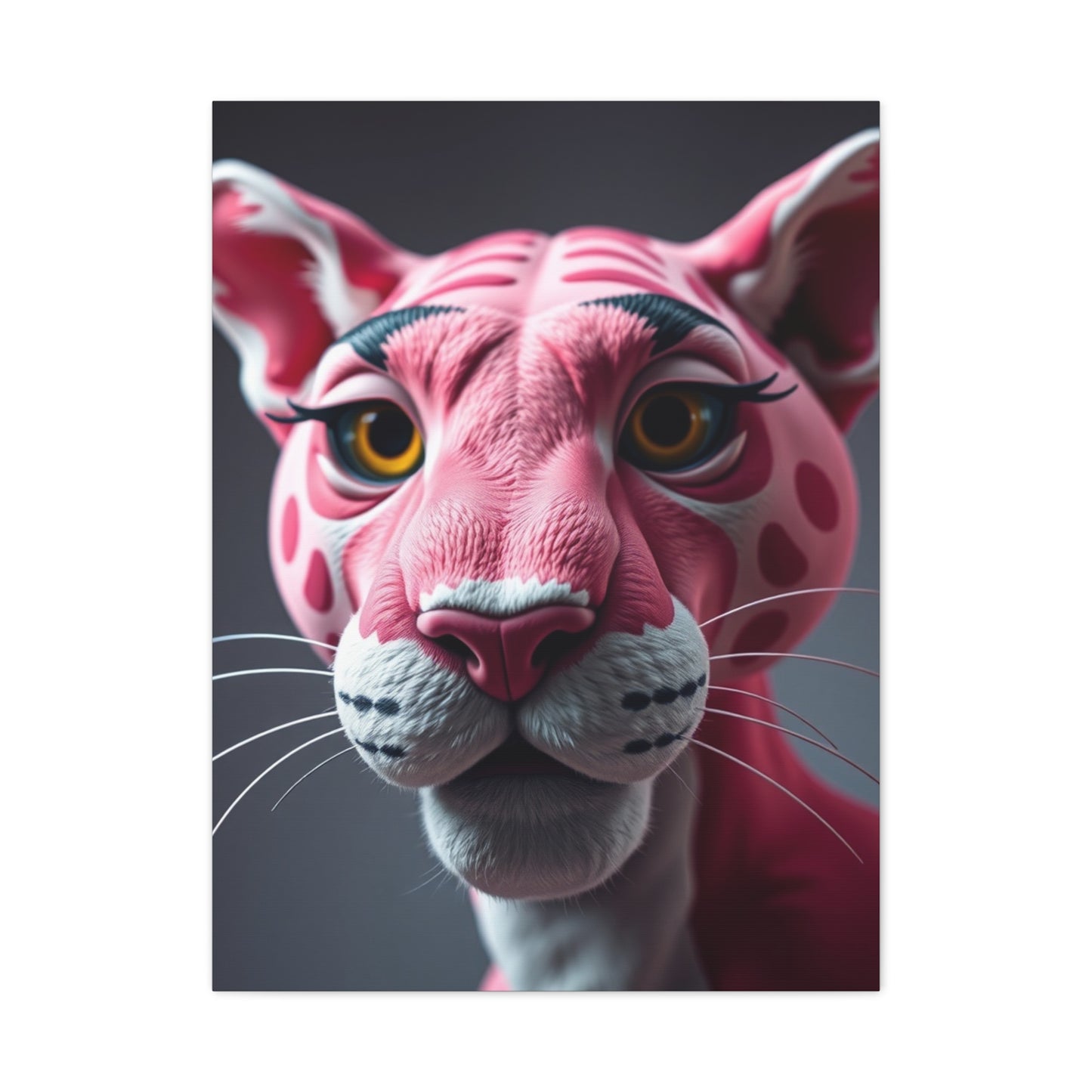 Pink Majesty Panther Wall Art Wall Art & Canvas Print