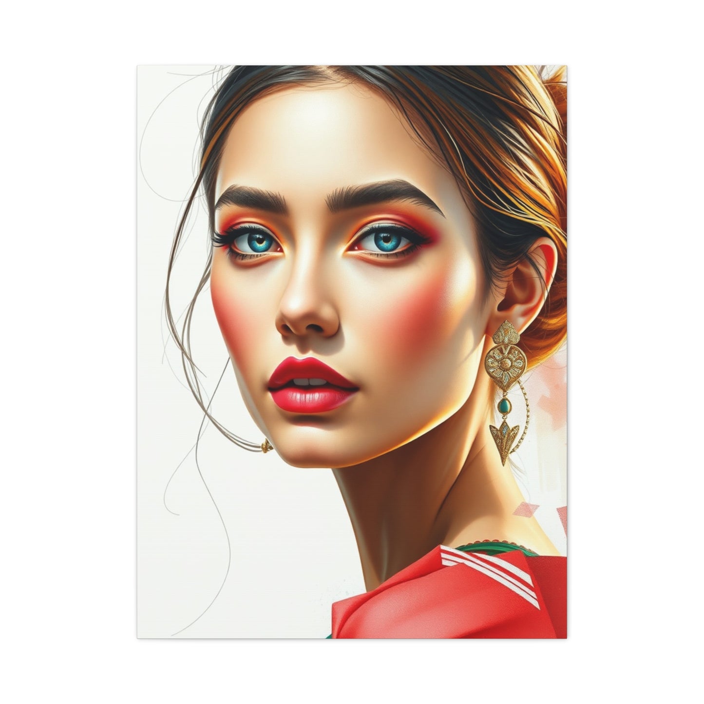 Masterpiece Fashion Illustration & Drawings Art Vision Wall Art & Canvas Print