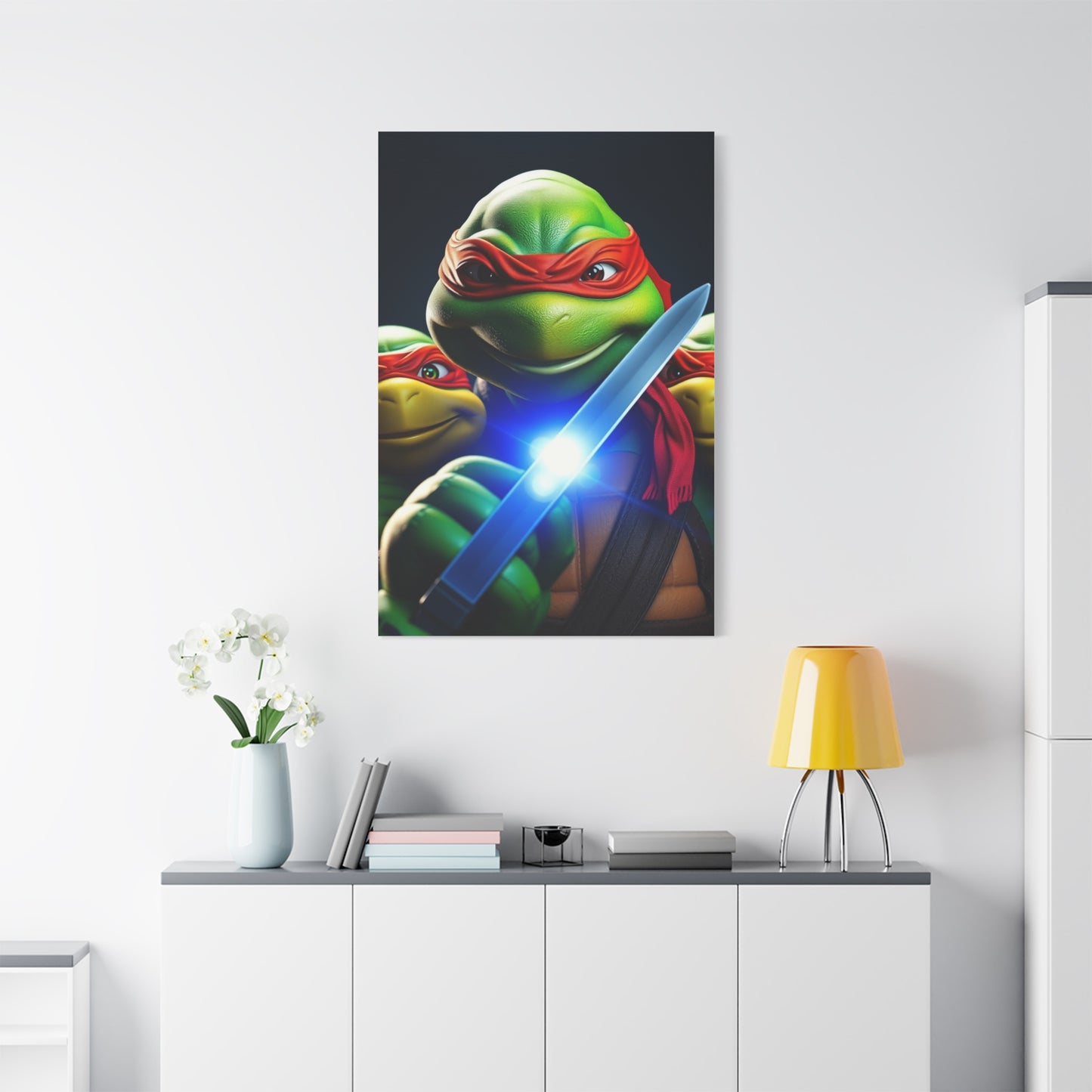 Teenage Mutant Ninja Turtles Characters Art Luxury Canvas Wall Art & Canvas Print