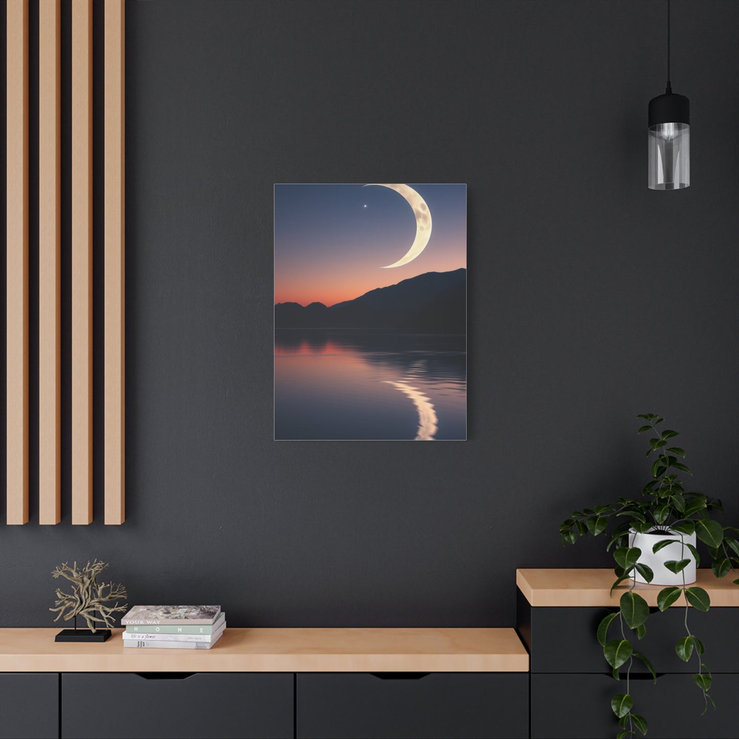 Supreme Crescent Moon Art Collection Wall Art & Canvas Print