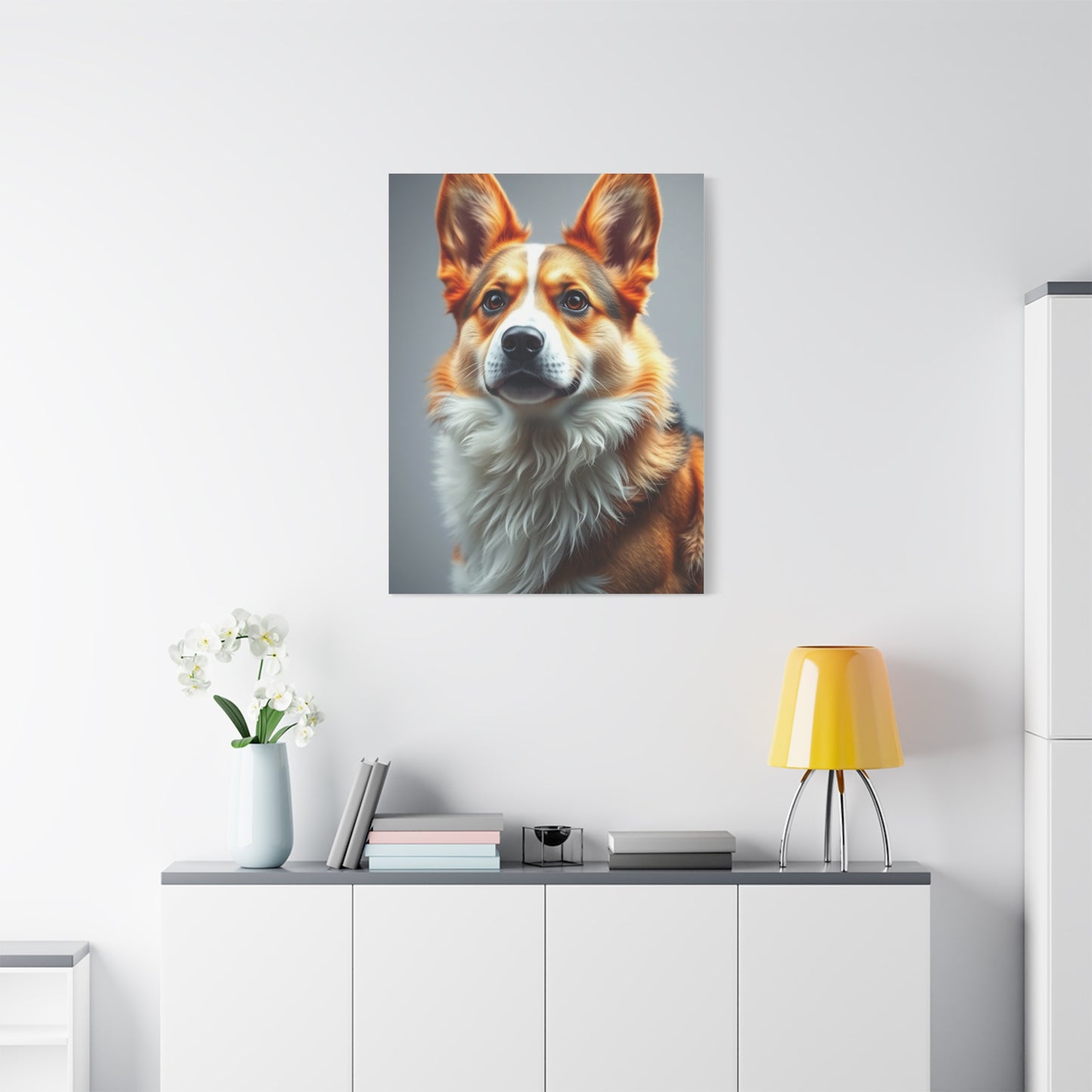 Supreme Corgi Dog Art Collection Wall Art & Canvas Print