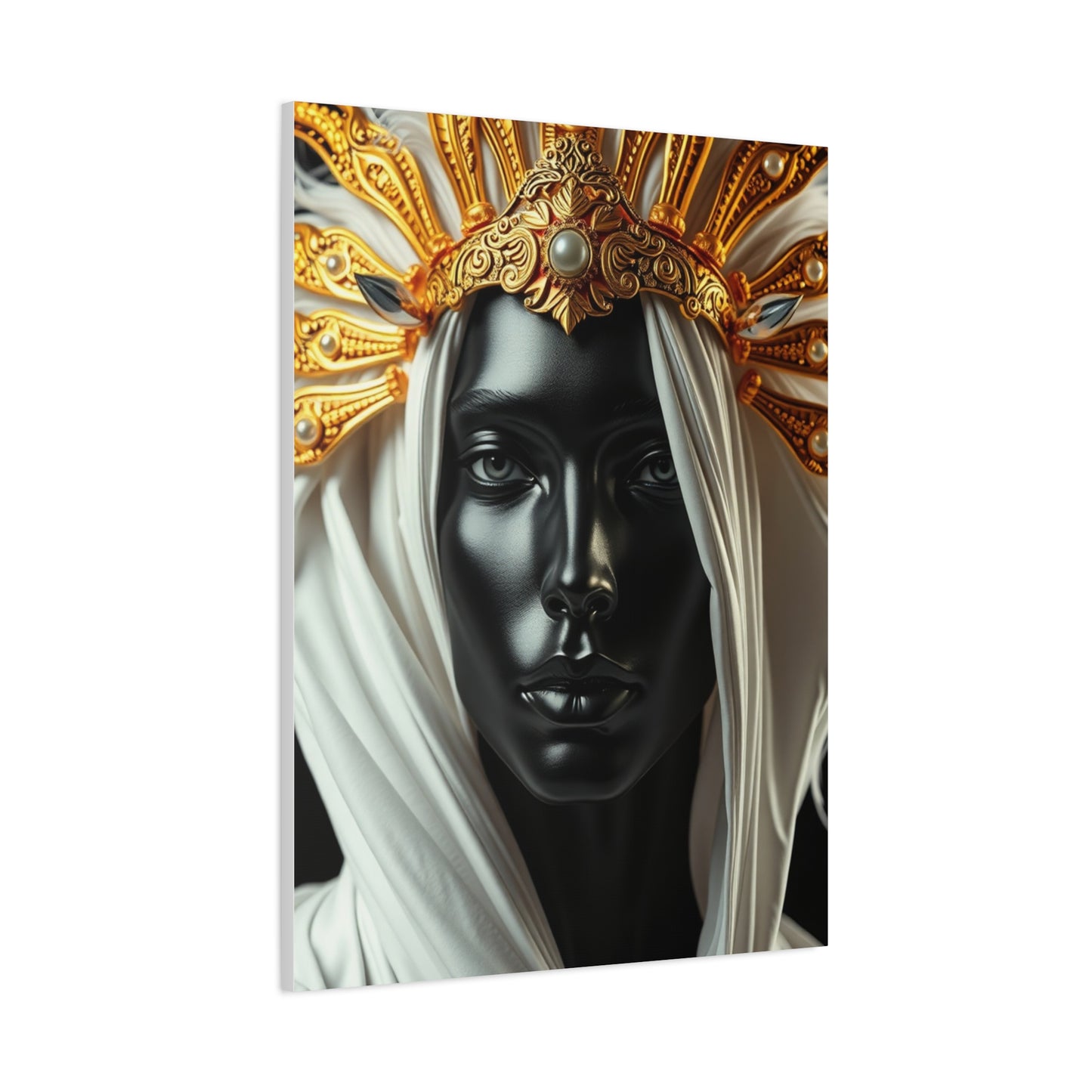Supreme Black White and Gold Art Collection Wall Art & Canvas Print